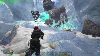 ARK Speedrun Ice Cave  The Island [upl. by Milda]