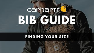 Finding Your Size in Carhartt Bib Overalls [upl. by Althea]