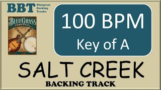 Salt Creek  bluegrass backing track [upl. by Ennovahc342]