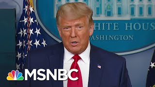 Trump Touts Stock Market Numbers After Dow Hits 30000 Amid Vaccine Transition News  MSNBC [upl. by Laurentium]