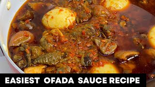 How to Make OFADA SAUCE  Designer Stew  Ofada Sauce Recipe [upl. by Rhiamon]