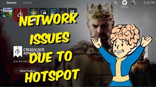 How To Fix PS5 Network Issues Over Mobile HotSpot [upl. by Mackintosh]