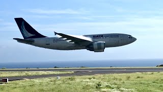 Turbulence Hits Plane During Low Pass [upl. by Noyahs542]