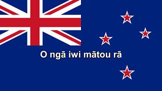 National Anthems New Zealand Aotearoa  Short version  Lyrics  Translation [upl. by Ketty195]