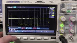 Siglent SDS1000XE Serial Decoding [upl. by Ayotyal52]