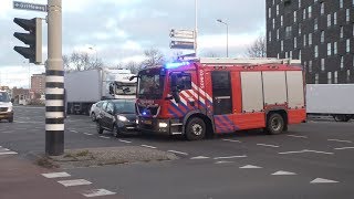 P1 Brandweer Rijopleiding Krijgt aanrijding tijdens spoedrit in Groningen [upl. by Rosemarie]