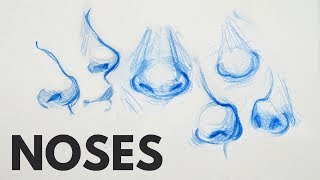 How to Draw Noses  My Tips and Tricks [upl. by Sivart]