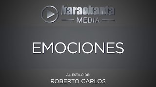 Karaokanta  Roberto Carlos  Emociones [upl. by Cantlon]