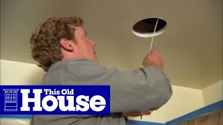 All About Lights  How to Install Recessed Lights  This Old House [upl. by Asyar]