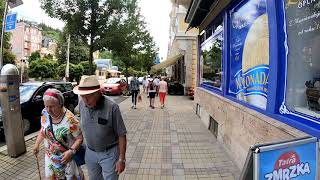 CZ Marienbad Böhmen Rundgang auf der Hauptstraße August 2019 [upl. by Akenot]