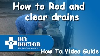 Rodding and clearing blocked drains [upl. by Hares]