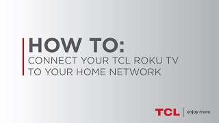 How to Connect Your TCL Roku TV to WiFi [upl. by Odlo]