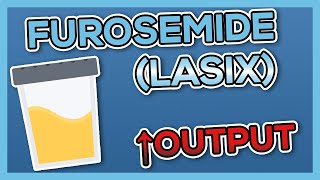 Furosemide Lasix Nursing Drug Card Simplified  Pharmacology [upl. by Poland]