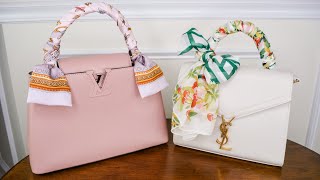 How To Tie Scarf On Handbag [upl. by Nathalie]