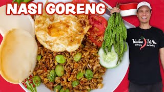 Indonesian Street Food 🇮🇩 NASI GORENG RECIPE  Fried Rice  Street Food at Home Ep 3 [upl. by Malena79]