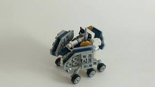 120 scale Lego Opportunity Rover unfolding [upl. by Reivaj]