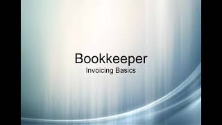 Invoicing Basics [upl. by Asabi355]