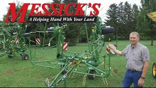 Krone KW552 Hay Tedder Product Review amp Features  Messicks [upl. by Soloma]