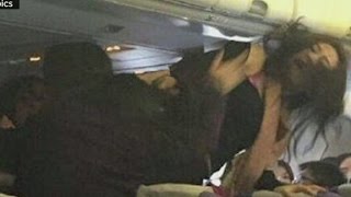 Air scares turbulence rattle passengers [upl. by Aisital803]