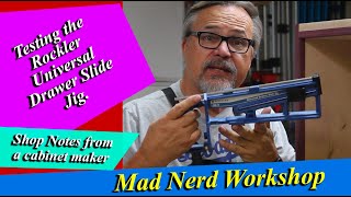 Testing the Rockler Universal Drawer Slide Jig  Easy Setup [upl. by Asiak773]