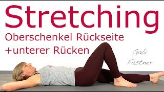 ➿24 min Beweglichkeit für hintere Beinmuskulatur Hüfte und Rücken  ohne Geräte am Boden [upl. by Aicilanna766]