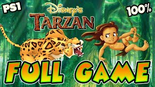 Disneys Tarzan 100 FULL GAME Longplay PS1 N64 PC [upl. by Aniela619]