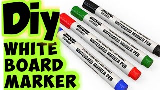 Diy Whiteboard MarkerHomemade Whiteboard MarkerHow to make marker at homewhiteboard Marker ink [upl. by Gurolinick925]