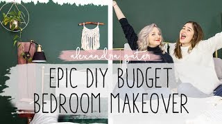 Epic Small Bedroom Makeover On A Budget  DIY Bedroom Hacks [upl. by Nhguavaj]