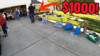 1000 SITTING AT A GARAGE SALE [upl. by Clive]