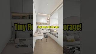 Tiny Bedroom Big Storage [upl. by Maillij]