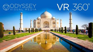 The Taj Mahal India Virtual Tour  VR 360° Travel Experience [upl. by Midan349]