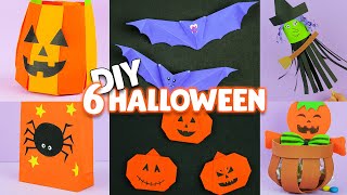 6 Lavoretti per Halloween fai da te Idee Semplici e Creative  DIY Halloween Craft Ideas [upl. by Alveta947]