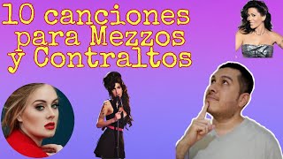 Canciones para Mezzos y Contraltos  10 temas cómodos [upl. by Iat837]