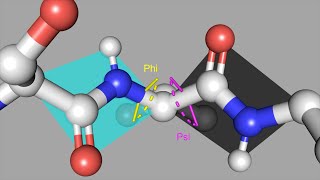 how to calculate dihedral angles of a protein [upl. by Aiam]