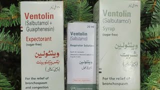 Ventolin Syrup  Ventolin Expectorant  Ventoin Inhaler  Dosage  indications  gsk [upl. by Anola]