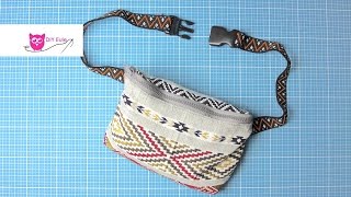 Bauchtasche selber nähen – DIY Eule [upl. by Lyndsie]