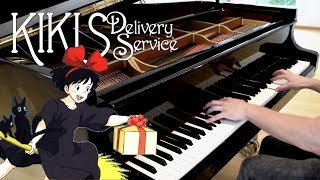 Kikis Delivery Service  A Town With An Ocean View Piano [upl. by Natie]