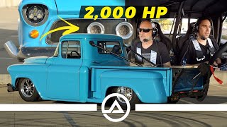 2000HP Custom Twin Turbo ProStreet Chevy Truck  quotThe Apachequot [upl. by Yneffit999]