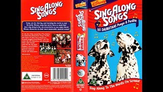 Sing Along Songs  101 Dalmatians Pongo and Perdita UK VHS 1997 [upl. by Llenej703]