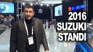 MotoBikeExpo 16 Fuarı SUZUKI Standı [upl. by Bouley876]