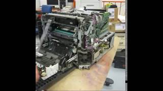 Hp CLJ CP3525 CP3530 59F0 disassembly [upl. by Ettezoj]