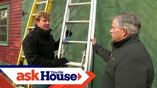 How to Use Ladders Safely  Ask This Old House [upl. by Ahsatel]