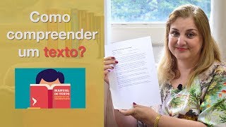 Quer saber como ler e entender um texto  Professora Teresa Cristina [upl. by Murielle]