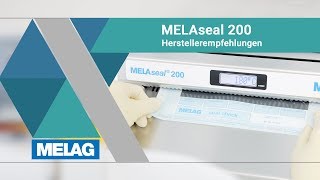 Herstellerempfehlung zum Routinebetrieb eines Siegelgerätes  MELAseal 200 MELAG Tutorial [upl. by Cornell957]