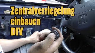 How To Zentralverriegelung mit Funk einbauen  Civic [upl. by Consolata]