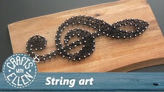 How to make string art  Tutorial [upl. by Arenat]