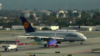 LAX Los Angeles Airport Live with ATC [upl. by Howie955]