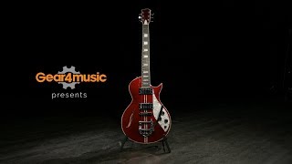 Hartwood Speedway Vibrato Electric Guitar Lipstick Red  Gear4music demo [upl. by Adhern529]