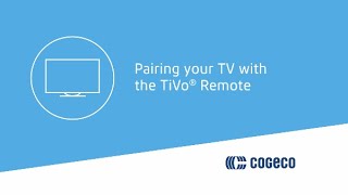 Pairing Your TV with the TiVo Remote [upl. by Nelram244]