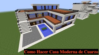 Como Hacer una Casa Moderna en Minecraft PT1 [upl. by Dwyer]